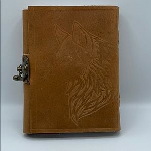 Handmade leather journal
